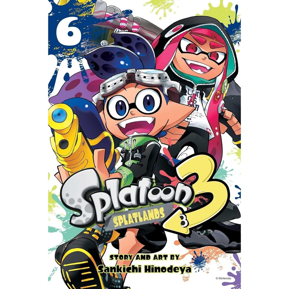Splatoon 3: Splatlands, Vol. 6, Sankichi Hinodeya Manga Comic Book Brand New!